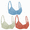 Multicolor, variant on 3PC LASE Pack Women Push Up Bra Everyday Underwear Comfortable Lingerie Bralette with Support Anti-Sag