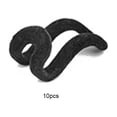 thumbnail image 2 of Matsuzay Paquete de 10 conectores de terciopelo para colgar ropa Negro, 2 of 6