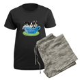 thumbnail image 5 of CafePress - Beandogscafe Women's Dark Pajamas - Women's Short Sleeve Print T-Shirt and Pants Dark Cotton Pajama Set, 5 of 7