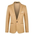 thumbnail image 5 of Traje de negocios formal de estilo coreano para hombre, traje pequeño, chaqueta delgada, traje pequeño informal, 5 of 5
