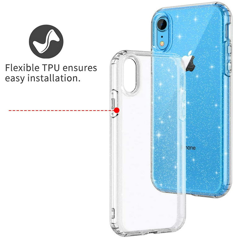 Carcasa para iPhone XR, Transparente de 6.1 Pulgadas TPU Crystal Clear