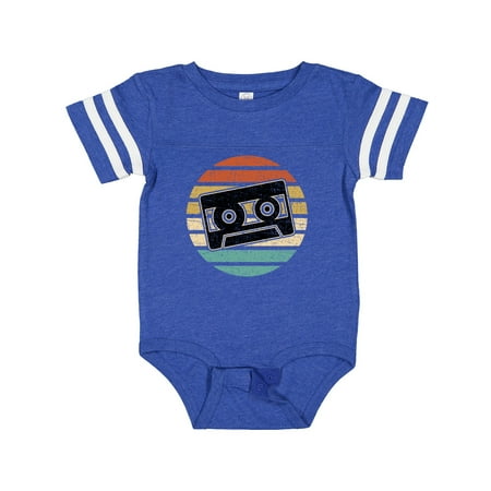 

Inktastic Vintage Cassette Tape Silhouette Gift Baby Boy or Baby Girl Bodysuit