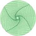 thumbnail image 1 of Ahgly Company Machine Washable Indoor Round Transitional Mint Green Area Rugs, 4' Round, 1 of 7