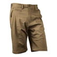 thumbnail image 3 of Ma Croix Mens Essential Chino Stretch Oxford Summer Flat Front Dress Shorts, 3 of 5