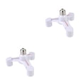 thumbnail image 1 of bedienty 3 in 1 Light Socket Splitter E27 Adapter Bulbs Converter LED Standard Lights Bulbs Converter for Home Office Basement No.02 2Set, 1 of 6