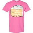 thumbnail image 3 of Inktastic Cute Smiling Cake with Confetti Sprinkles T-Shirt, 3 of 5