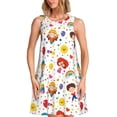 thumbnail image 1 of Disketp Childrens Party para Vestido sin Mangas para Mujeres, Vestidos de Verano para Mujeres, Casual y Holgado para la Playa, 1 of 7