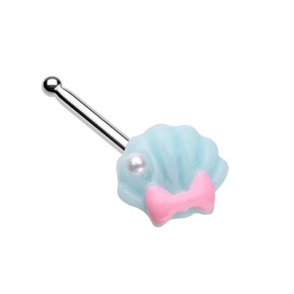 Body Accentz Nose Ring Pastel Kawaii Seashell top 316L Stainless steel stud