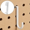 thumbnail image 3 of ETEREAUTY 20Pcs Plastic Pegboard Hooks White Heavy Duty Shelf Hooks for Kitchen Garage Storage, 3 of 8