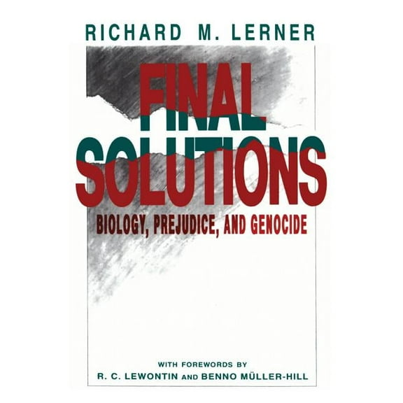 Final Solutions: Biology, Prejudice, and Genocide, (Paperback)