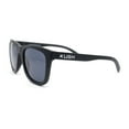 thumbnail image 3 of Kush Mens Rounded Rectangular Horn Rim Matte Sporty Plastic Sunglasses Matte Black - Black, 3 of 4