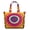 Colorful Tie Dye Pattern-2, variant on Colorful Tie Dye Pattern Large Weekend Travel Bag, Canvas Work Carry Tote with Zipper & Pockets, Large Capacity for Holiday Birthday Gifts,22” X 12" X 18"