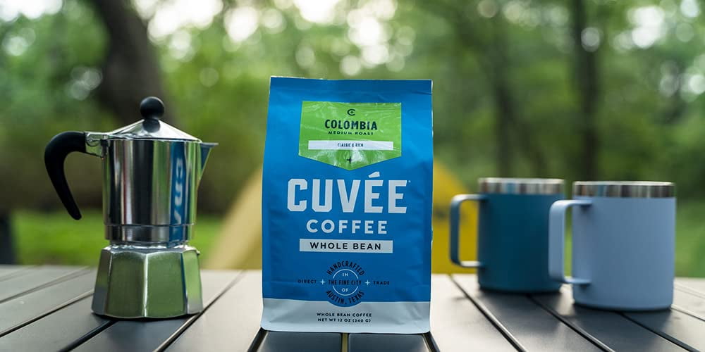 Cuvee Coffee Whole Bean Colombia 12 oz (Pack Of 6)
