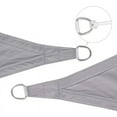 thumbnail image 4 of Vela de sombra rectangular, 2x4m, impermeable y resistente a los rayos UV, color gris, 4 of 5