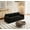Black, variant on 66" Multi-Functional Velvet Pull Out Sofa Bed, 3-in-1 Convertible Queen Sleeper Loveseat with Side Storage, Modern Couch Bed for Living Room Small Spaces. Pink