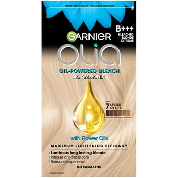 Garnier Olia Oil Powered Hair Bleach Kit, Blonde Extreme