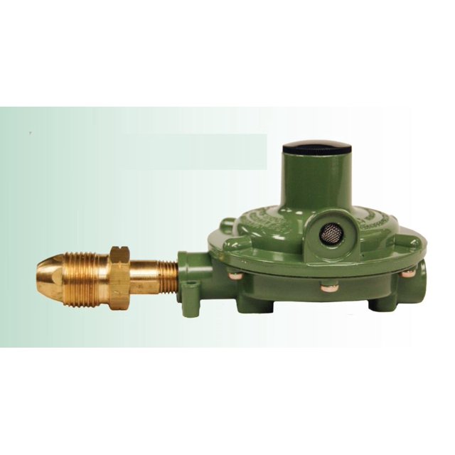 Marshall Excelsior Propane Regulator MEGR-231 Excela-Flo; Single Stage; 140000 BTU; Without Hose; Not Approved For RV Use; Wet Coated; Green; Die Cast Aluminum; Horizontal Mount
