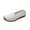 Beige, variant on Black Ladies Bean Loafers Summer Slip On Thick Sole Lightweight Non-Slip Fashion Casual Breathable Soft Sole Comfortable Daily Wear Walking Flats Size 39