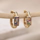 thumbnail image 1 of Pendientes de aro de circonio coloridos para mujeres y niñas, pendientes de acero inoxidable de lujo, tendencia de verano 2022, joyería para parejas, pendientes para mujer, 1 of 5