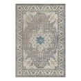 thumbnail image 3 of Unique Loom Salzburg Collection Area Rug - Altstadt (7' 1" x 10' Rectangle Gray/Cream), 3 of 7