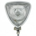 thumbnail image 2 of United Pacific Chrome Triangle Headlight - Flat Back Motorcycle Accessory 76996, 2 of 2