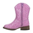 thumbnail image 3 of Roper Girls Glitter Galore Square Toe Cowboy   Mid Calf Boots, 3 of 5