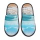 thumbnail image 1 of Balery Sunny Ocean Waves Pantuflas de Casa de Felpa Silenciosas con Diseño Estampado, Zapatillas Cómodas Antideslizantes de Algodón para Interior-Large, 1 of 8