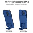 thumbnail image 3 of Allytechgroup Shockproof iPhone 16 Pro Case Cover, Slim Fit Bumper with Sliding Camera Lens Protector Anti-Scratch Lightweight Slim Case for Galaxy S25 Ultra, Blue, 3 of 11
