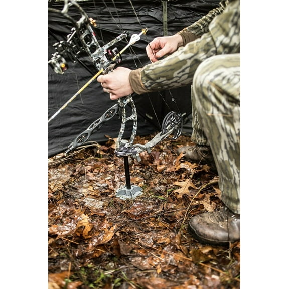 Hawk Earth Anchor Portable Ultra-Stable Hands-Free Secure Bow Holder for Ground Hunting