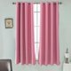 thumbnail image 1 of 1 Panel con Ojales en Parte , Cortinas Opacas, Tratamiento de Ventanas, Aismiento Térmico. Rosa 42x84 pulgadas Macarena Cortinas opacas para ventanas, 1 of 8