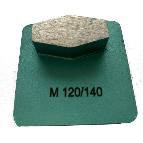 (3-Pack) Premium Single Diamond Grinding Discs Grinder Pads Compatible with Husqvarna PG Floor Grinders, Grinding Concrete Floor, Standard Bond, 120/140 Grit