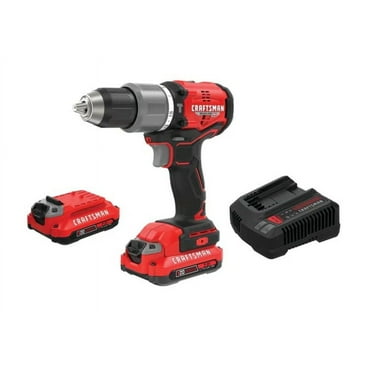 Craftsman V20 Brushless Rp Cordless 1/2 Inch Hammer Drill With Two 2.0 Ah Batteries And Charger