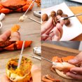 thumbnail image 3 of FONDOTIN 12Pcs Stainless Steel Fork for Seafood Serving and Meat Removal Mini Fork, 3 of 8