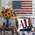 thumbnail image 4 of Fwttom 4Th of July Decorations, 4Th of July Cushion Covers Star Flag Patriotics Cushion Covers 4Th of July Decor for for Sofa Bedroom Home Decor, 4 of 6