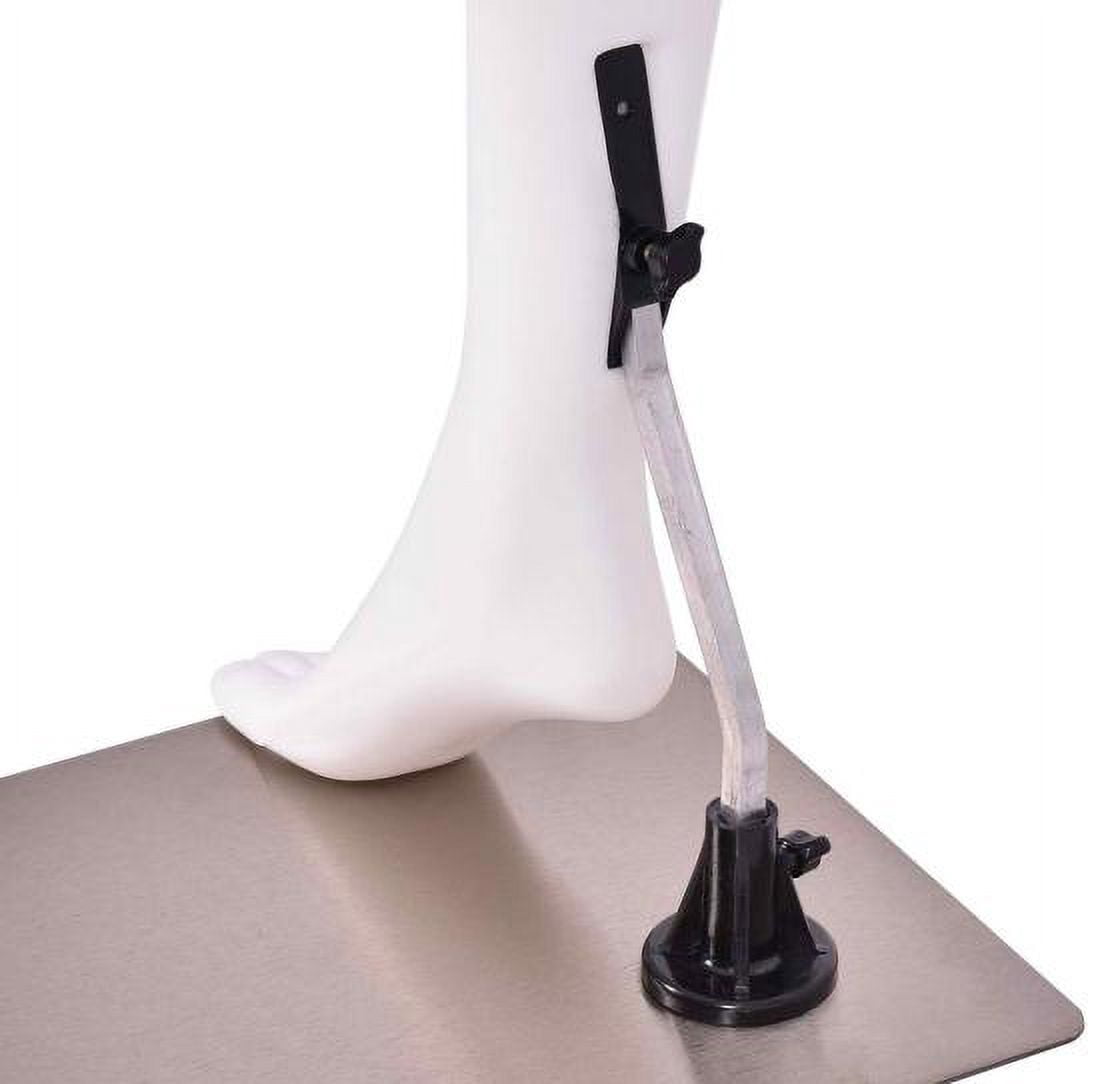 Gymax Female Mannequin Plastic Full Body Dress Form Display