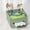 Green, variant on CSSAD Tissue Box Cover Holder with Storage, Multifunctional Tissue Holder for Facial Tissues Stationery Remote Control, Napkin Tissue Box Cover Storage Organizer for Home Office Bathroom (Beige)