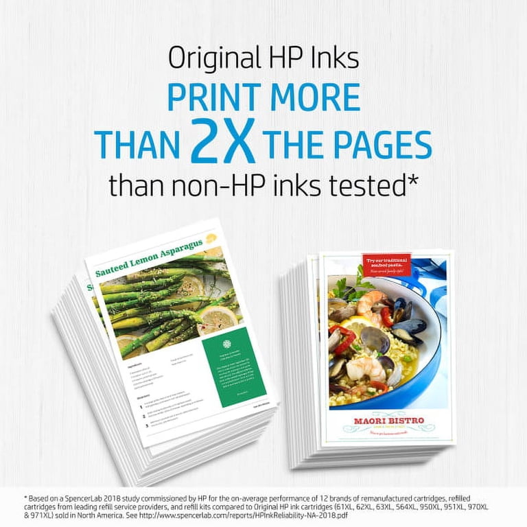 HP 60XL Ink Cartridge Combo | 2 Black, 1 Color | 3 Pack