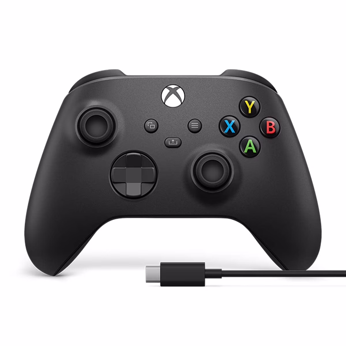 Pre-Owned Microsoft Xbox Core Wireless Controller + USB-C Cable Carbon Black
