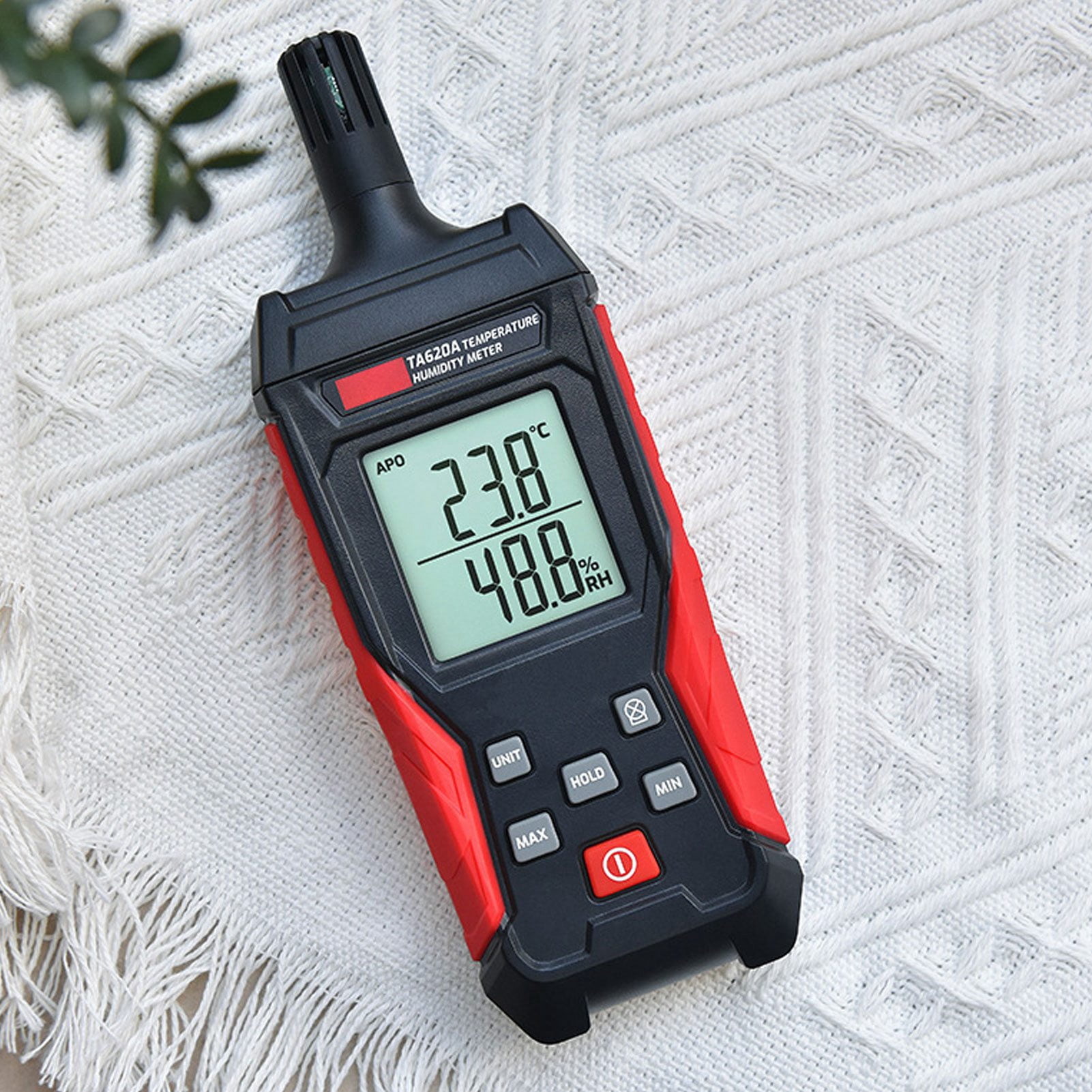 Digital Temperature Humidity Meter Temperature Humidity Meter, ABS High Accuracy Temperature Humidity Meter for Indoor