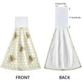 thumbnail image 4 of SKYSONIC 2 PCS 12"x17" Hand Towels for Kitchen Honey Bee and Honeycomb Bathroom Hand Towels Kitchen Towels with Hanging Loop, Honeybee Hanging Tie Towels, 4 of 6