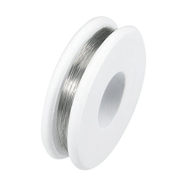 Alambre de calefacción superfino de 0.12 mm 37AWG, alambre de resistencia Cr20Ni80 para elementos calefactores de 10 metros de largo