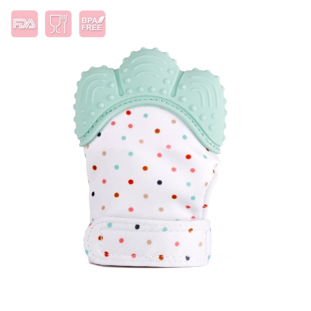 teething hand mitt