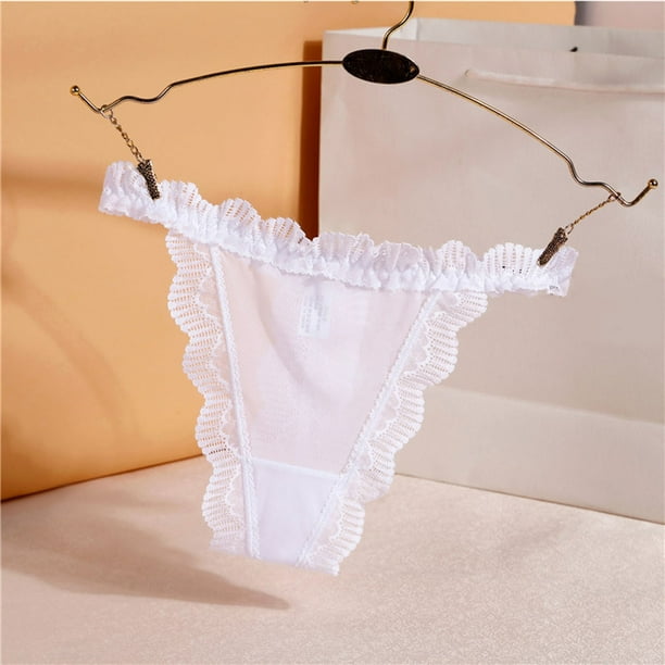 Aayomet Seamless Underwear for Women Briefs Thongs Underwear (White, One  Size) 