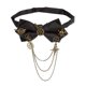thumbnail image 3 of Choker Collar Punk Necklace With Gear Chain For Girlfriend Comfortable Black Style B---Model code 28978, 3 of 4