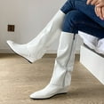 thumbnail image 2 of Xiaoxatg Autumn/Winter Large Boots Women's Knee High Boot for Stylish and Comfortable All-Day Wear 9 White, 2 of 9