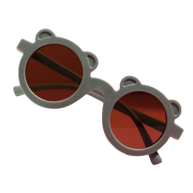 ITFABS Lunettes de Soleil Rondes Unisexes Été Petits Garçons Filles, Lunettes Décontractées Extérieures