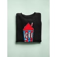 thumbnail image 3 of Classic Cup Design - Retro ICEE 'Coldest Drink In Town' Men's Sweatshirt, 3 of 4