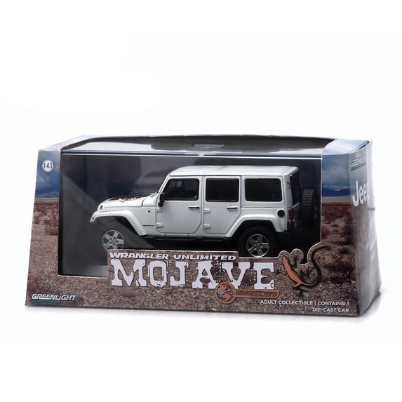 Greenlight Collectibles: 2011 Jeep Wrangler "Mojave Edition" (White) 1/43 Scale