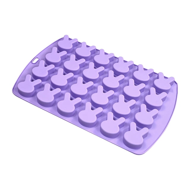 Easter 24 Even Rabbit Silicone Baking Tray Chocolate Cake Point Mould