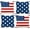 2#flag Star, variant on 4th of July Decorative Pillows 18 x 18 Patriotic Star Throw Pillow Covers Independence American Flag Pillow Memorial Day Decor Patio Pillows Outdoor Case Porch Pillows Case